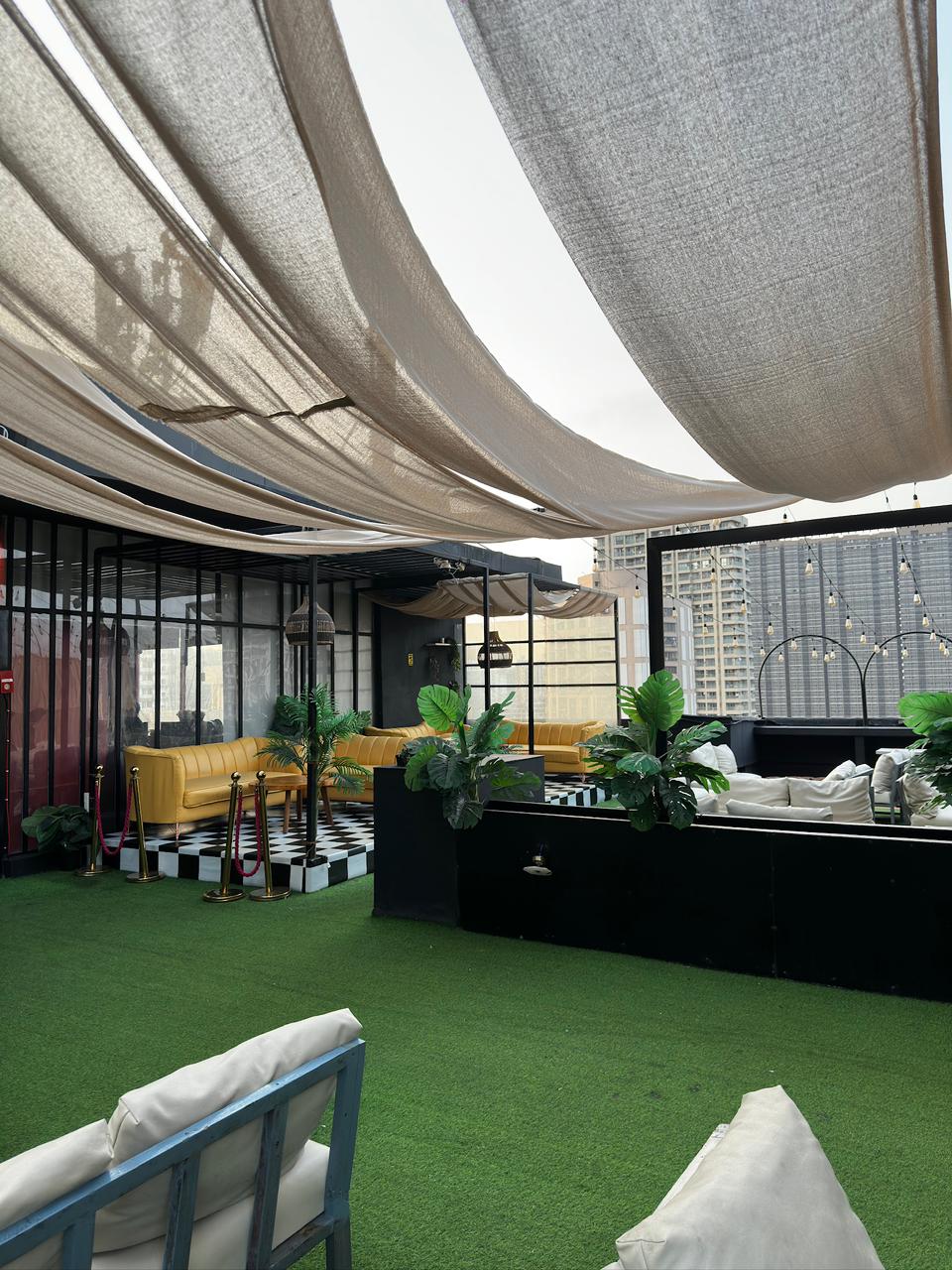 Hi-SO Rooftop Lounge area